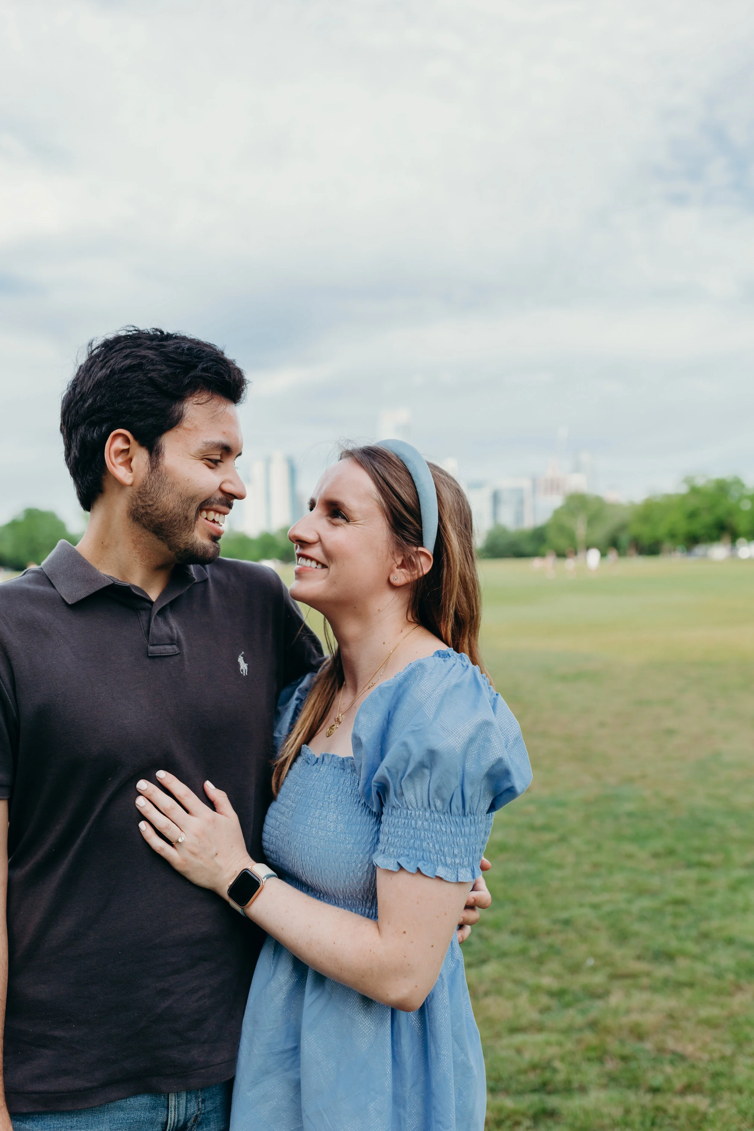The happiest day—we're engaged!