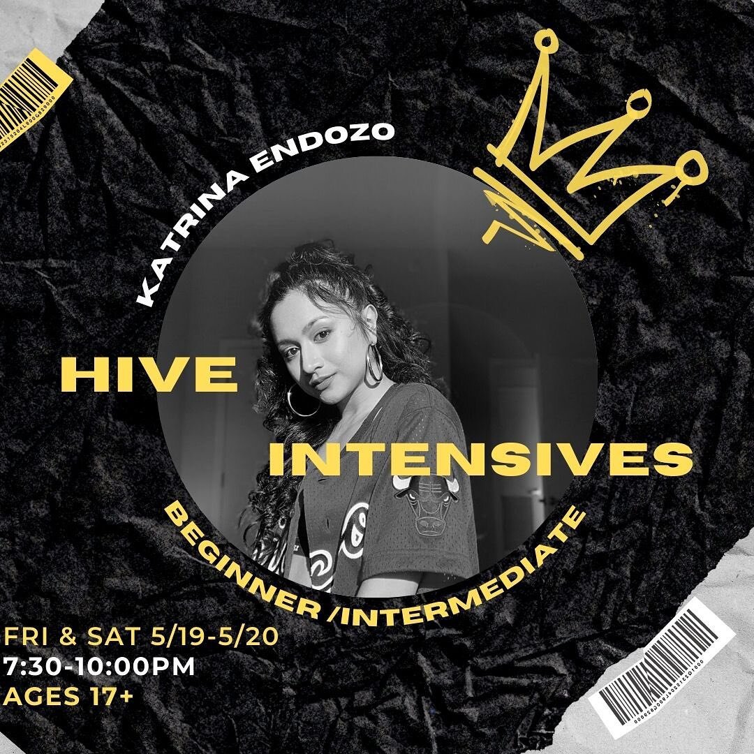 Intensives are back and we have queen 🐝 @katrinaendozo teaching this month! 

Two day intensive on 5/19 &amp; 5/20 
Beginner/Intermediate Level 
Link in Bio! 

Don&rsquo;t miss out on the training 👏🏼