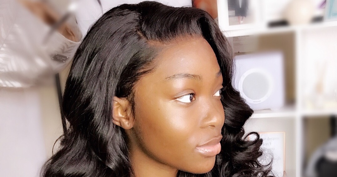 lace frontal sew in braid pattern