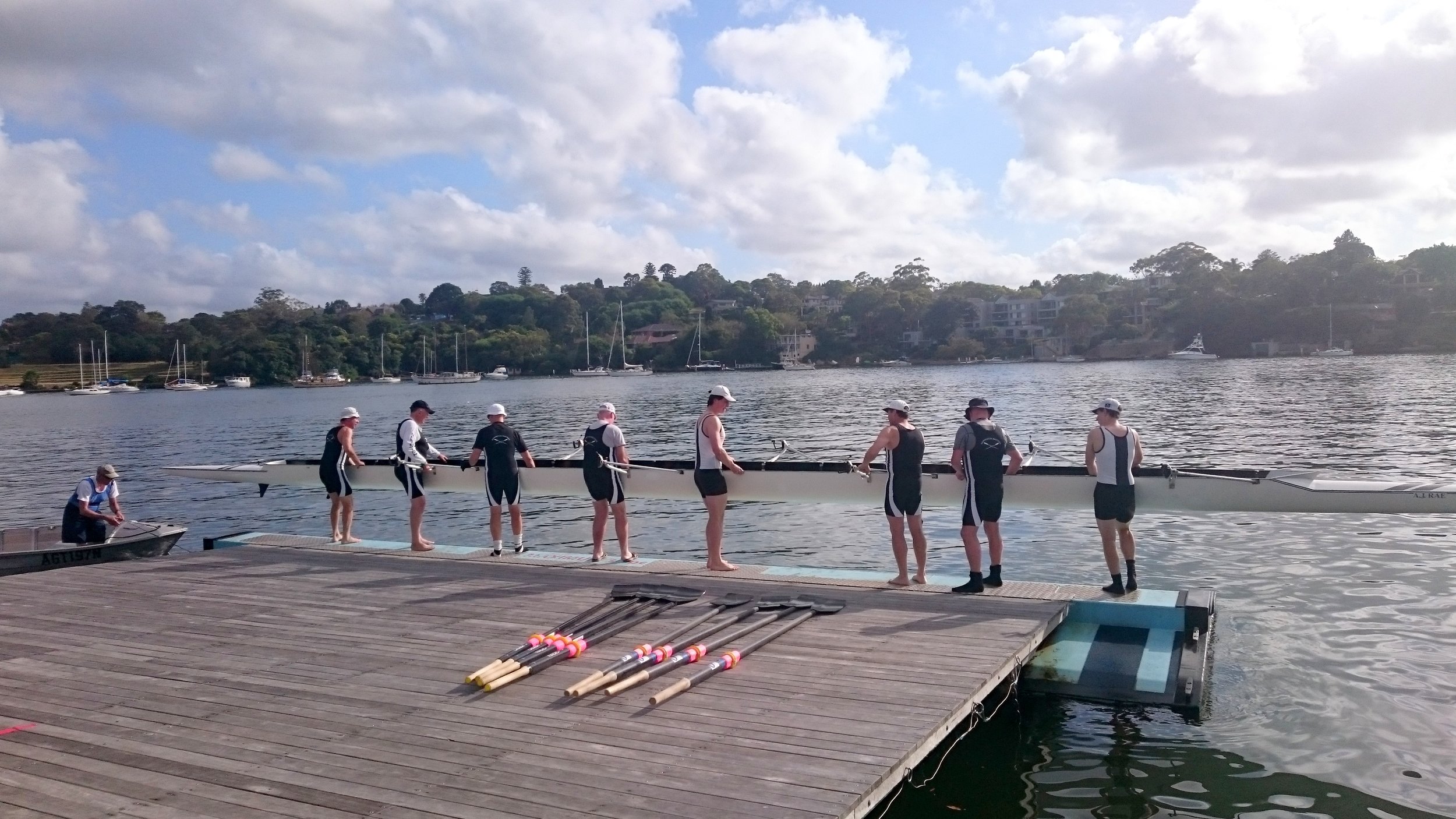 Boating the AJ Rae for the first time from the Outterside Centre 2016