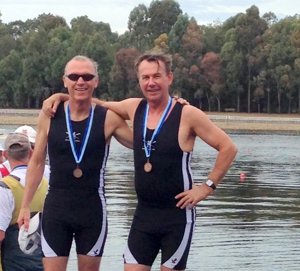 Steve S and Howard, Mens F4x-, NSW State Masters Championships 2016, SIRC, Sydney NSW