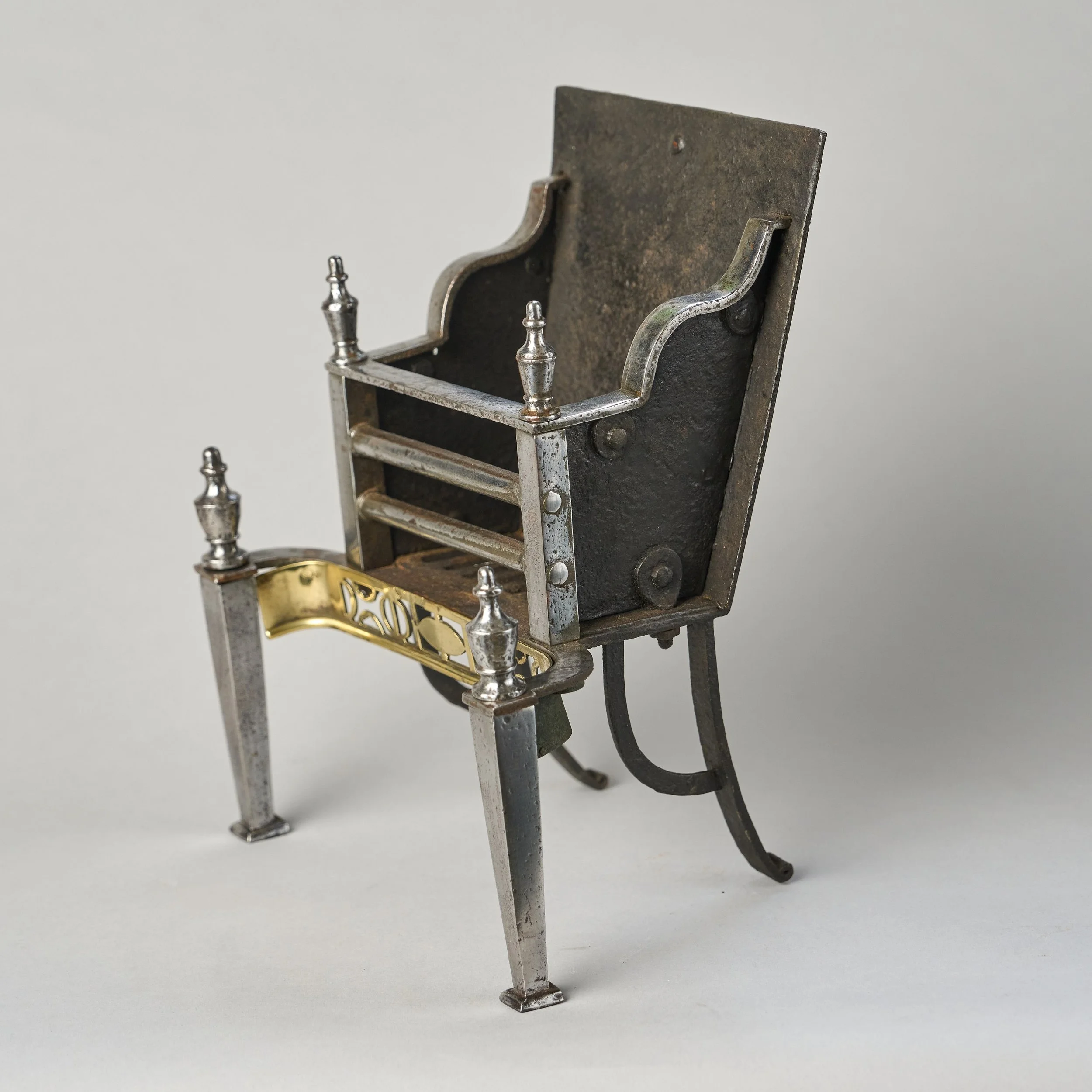 4467 An 18th apprentice firegrate side view.JPG