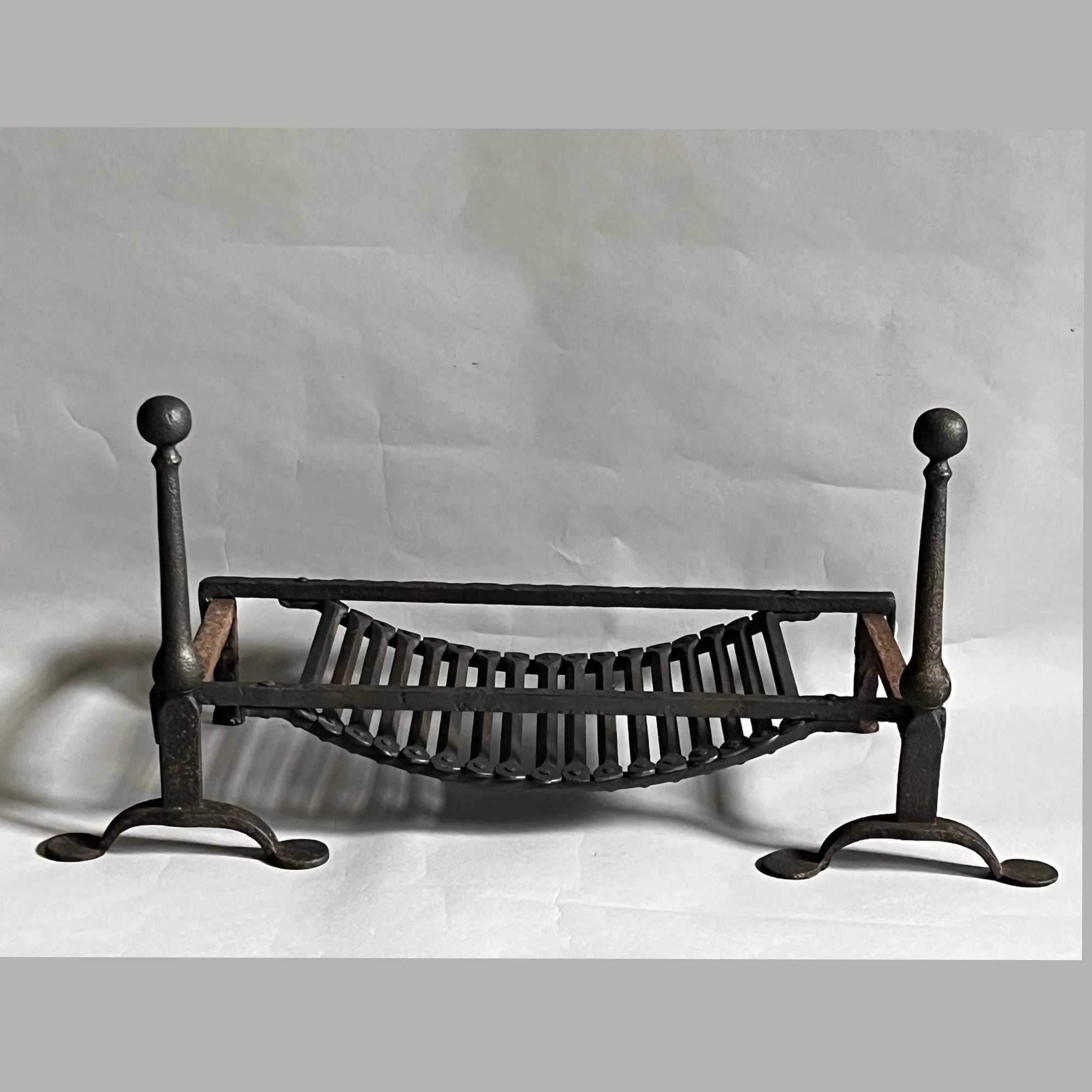 4585 A Pair of 18thc wrought iron andirons BWeb.jpg