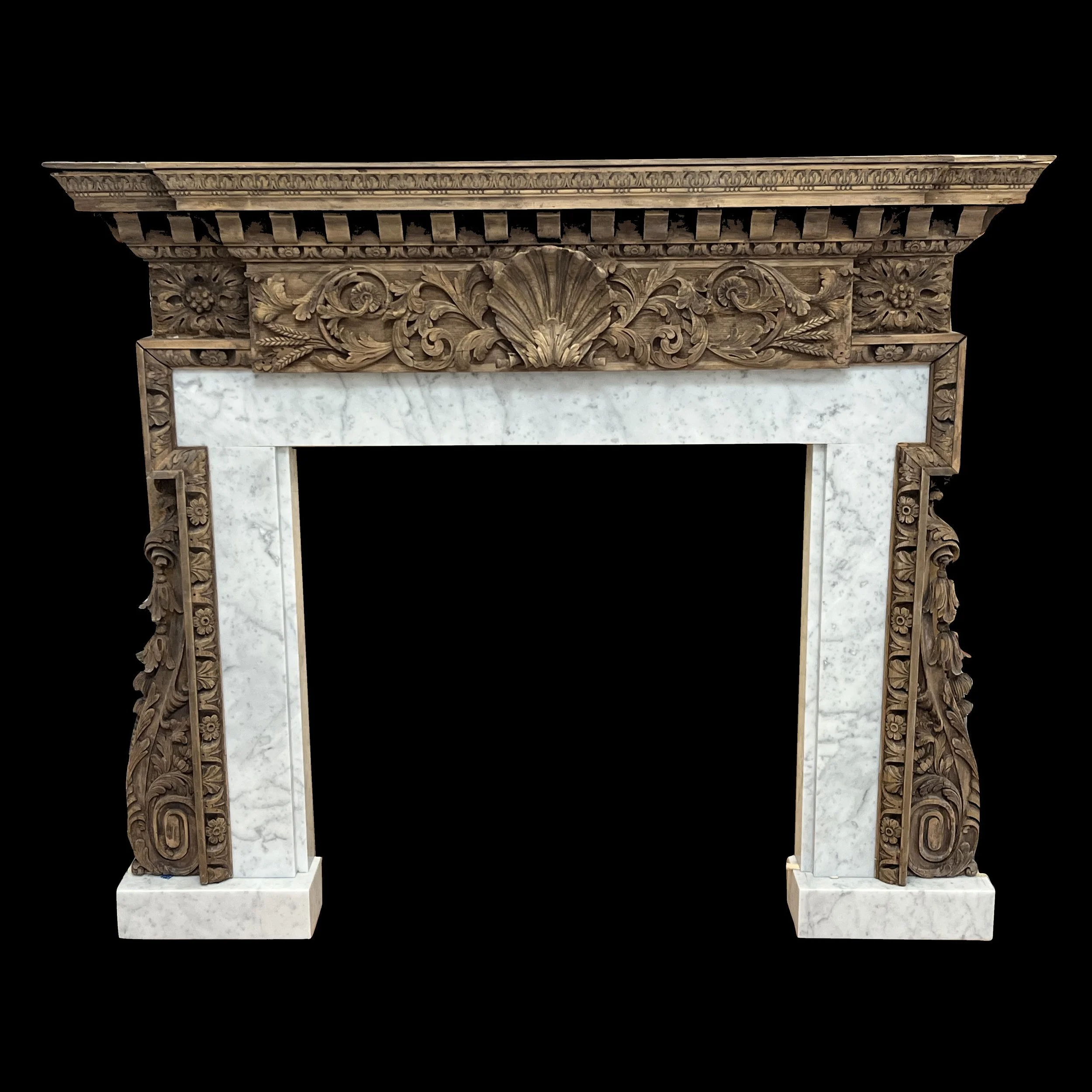 4611 An 18th century carved timber chimneypiece.jpg
