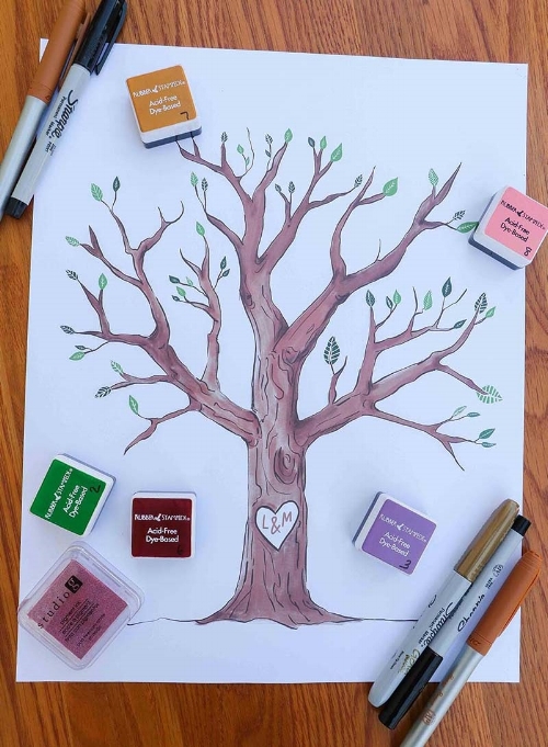  DIY  Family  Tree  BY amanda  Empowered Poised