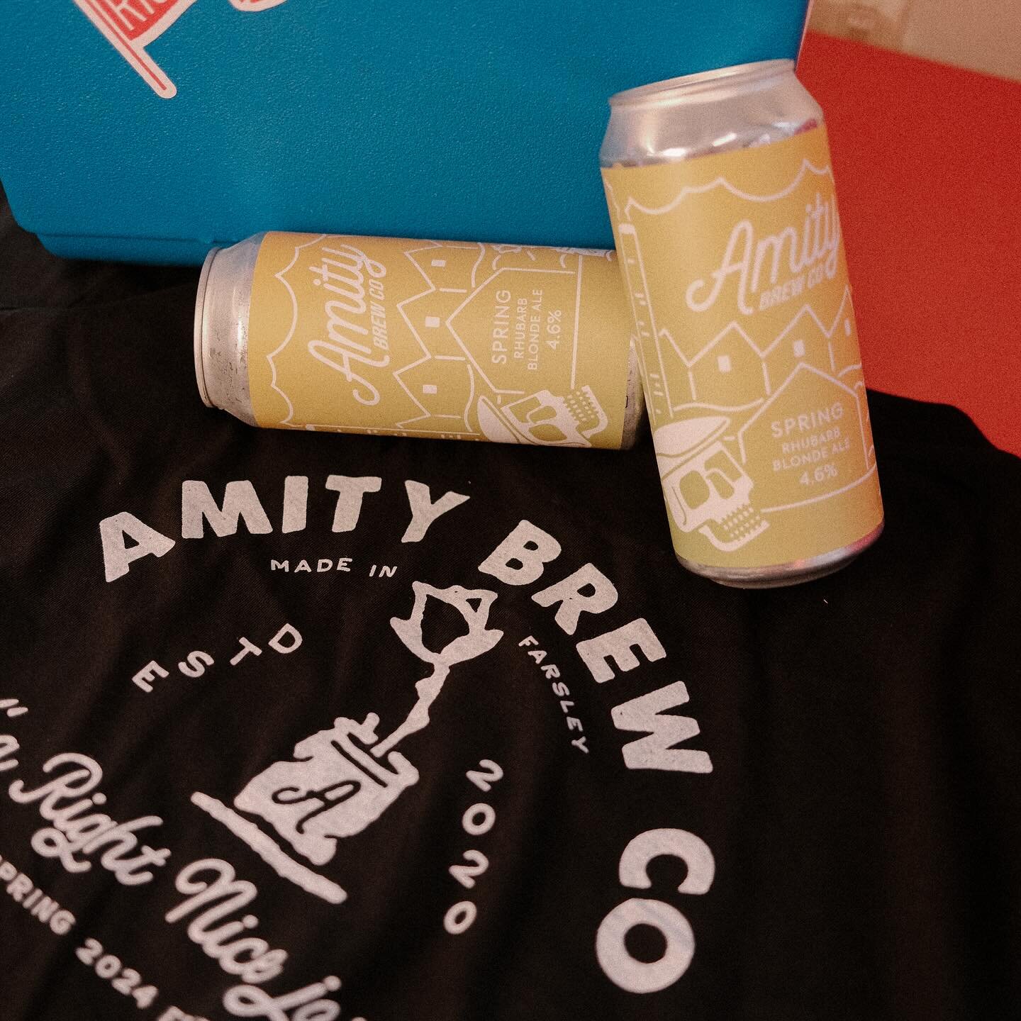 For a non drinker, designing a beer can was never really on my bucket list but this was so much fun! Thanks to @amitybrewco for letting me get involved, I&rsquo;m really chuffed with how it turned out and I think the tee is one of my best so far.
.
Y