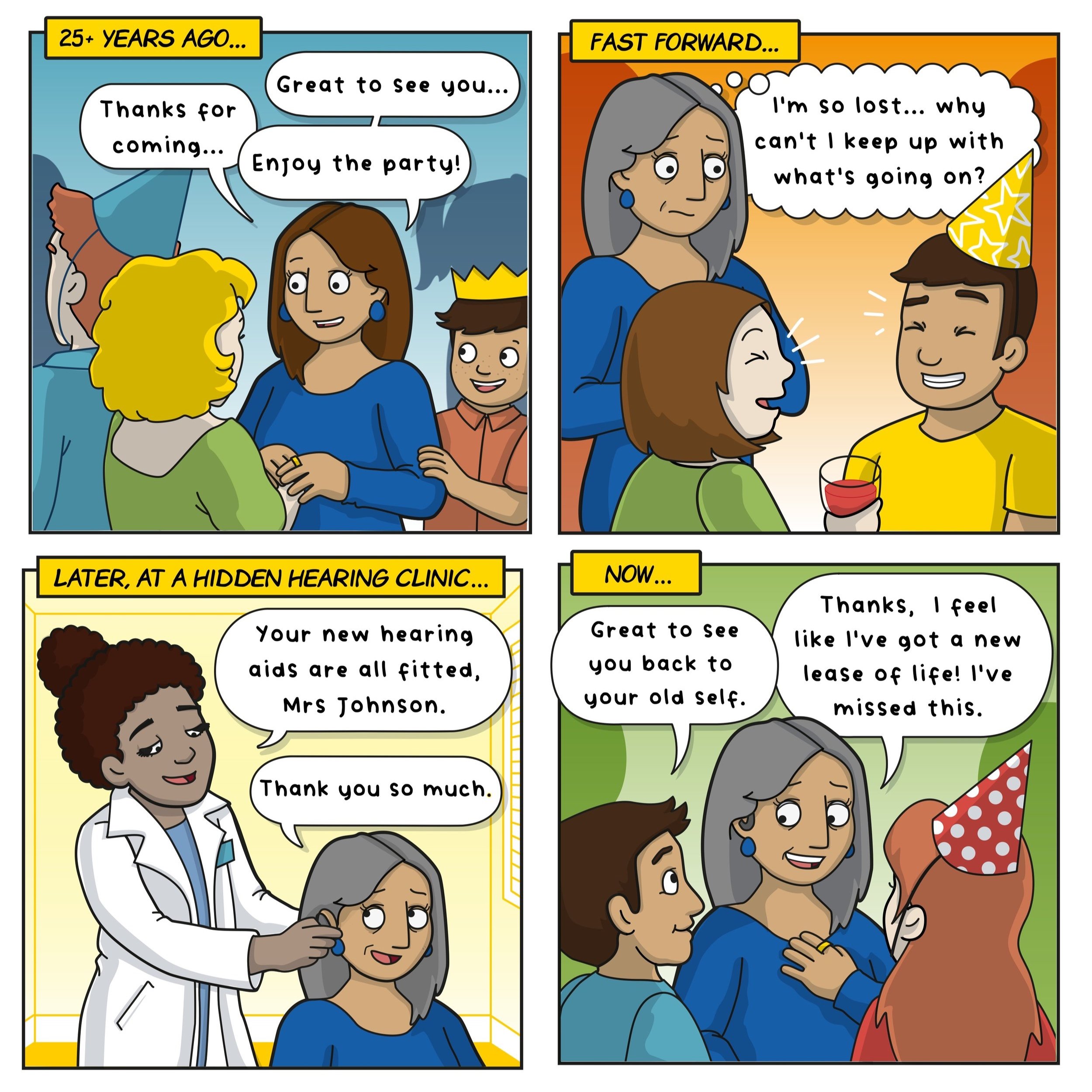 Hidden Hearing Campaign Comic (Two)