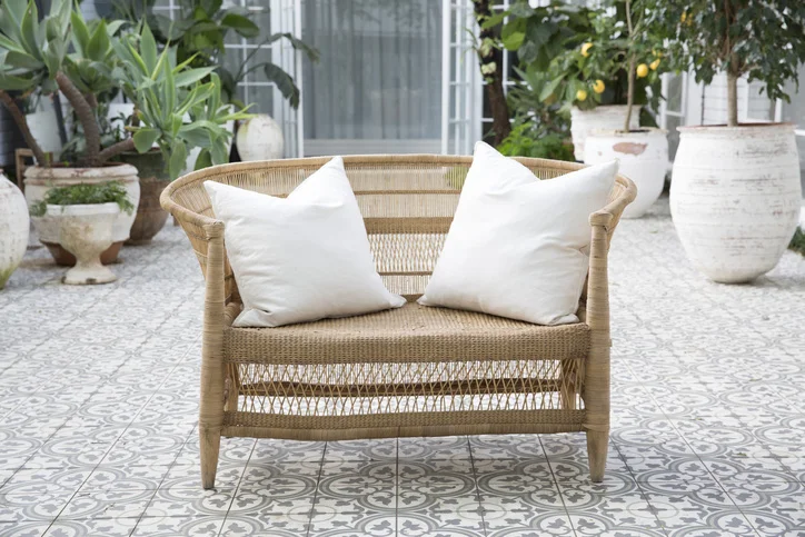 Rattan 2-Seater Chair