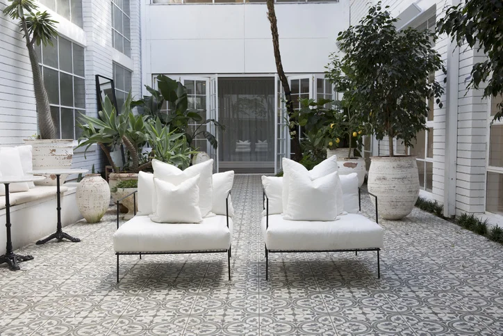 Metal Frame Armchair