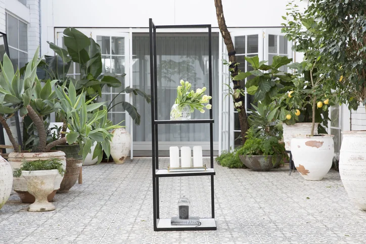 Marble Rack with Shelving