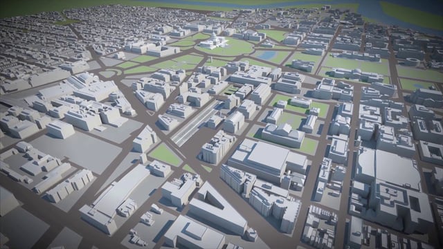 Capitol Crossing Construction Animation