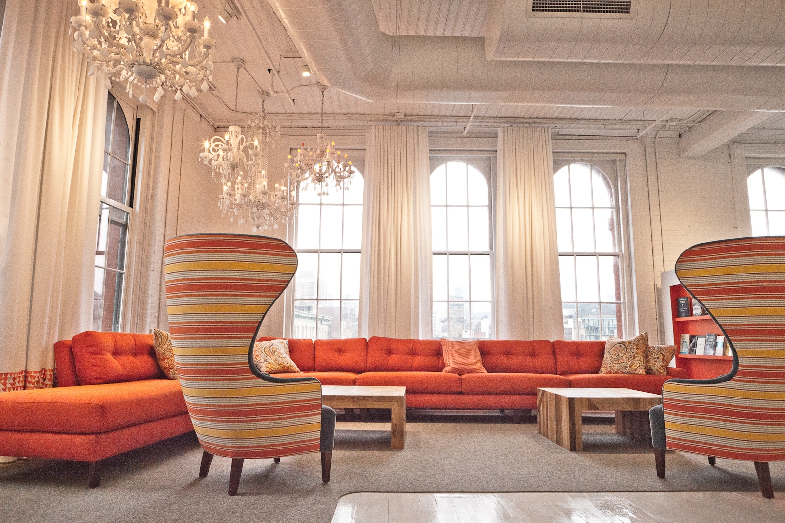 Printed Curtains for Axiom Law Firm