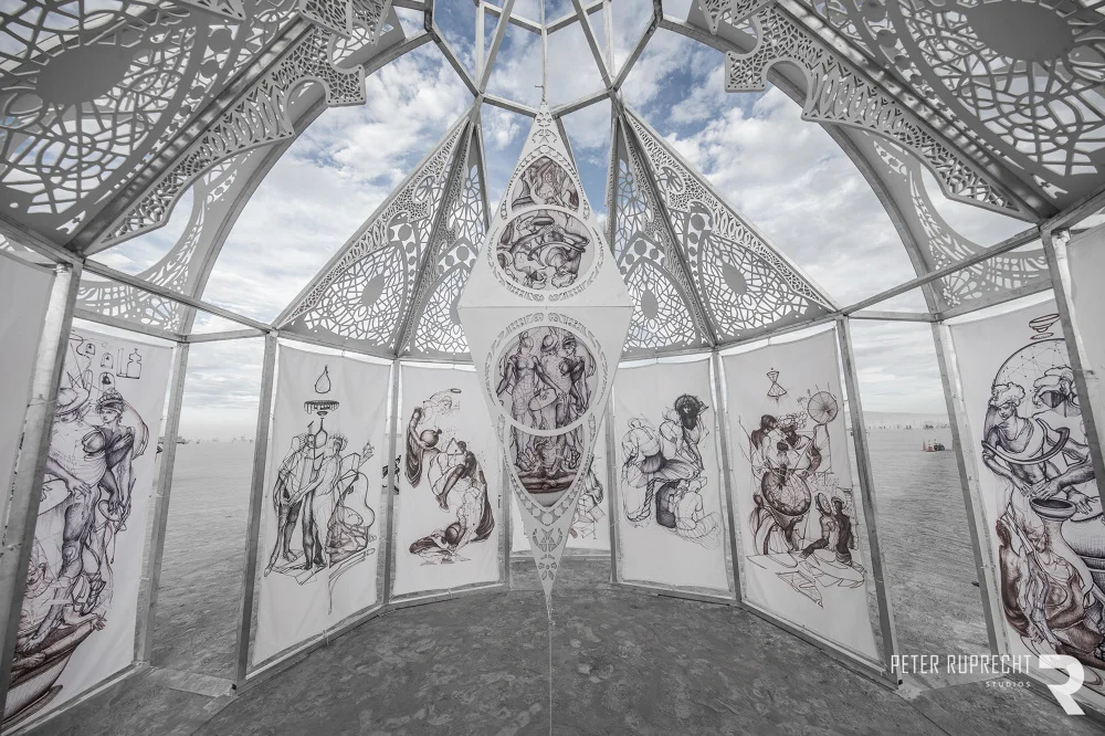 Printed Banners for Maria Kreyn Burning Man Festival 2016