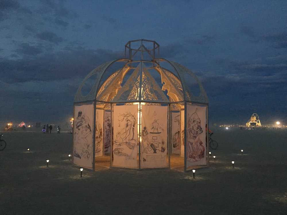 Printed Banners for Maria Kreyn Burning Man Festival 2016