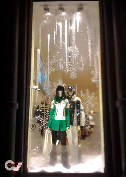 Icicles WIndow Display