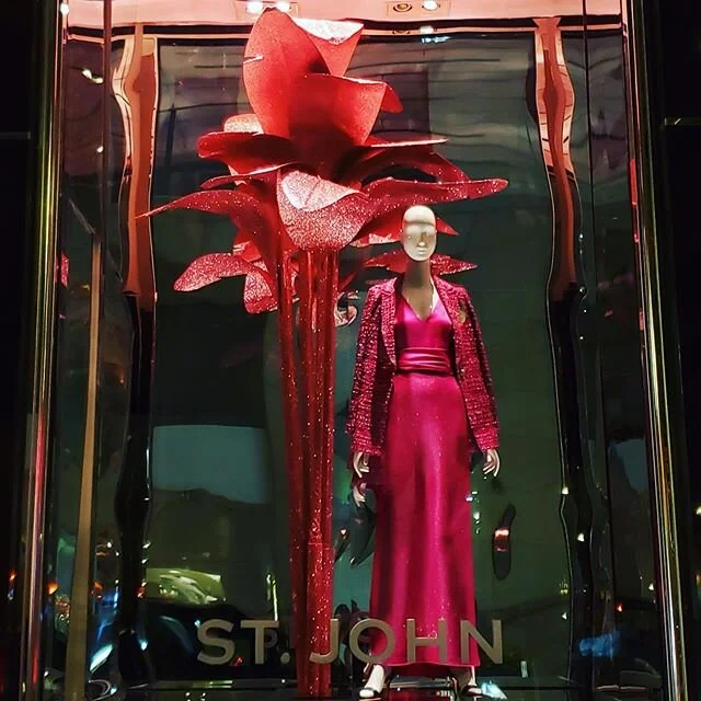 TBT.  Reminiscing about our favorite holiday windows. Sparkle and glitter for St. John&rsquo;s.  #tbt #holiday2019 #windowdisplay #visualmerchandising #custommade