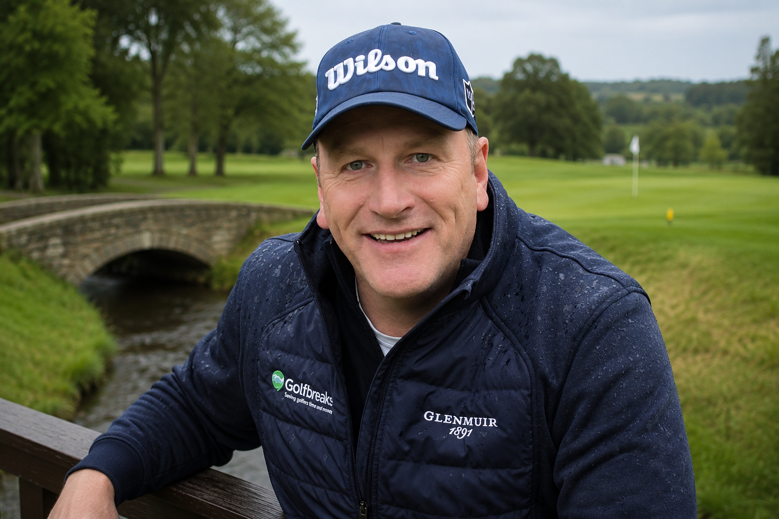 Alan Tait Scottish Golfer On Course