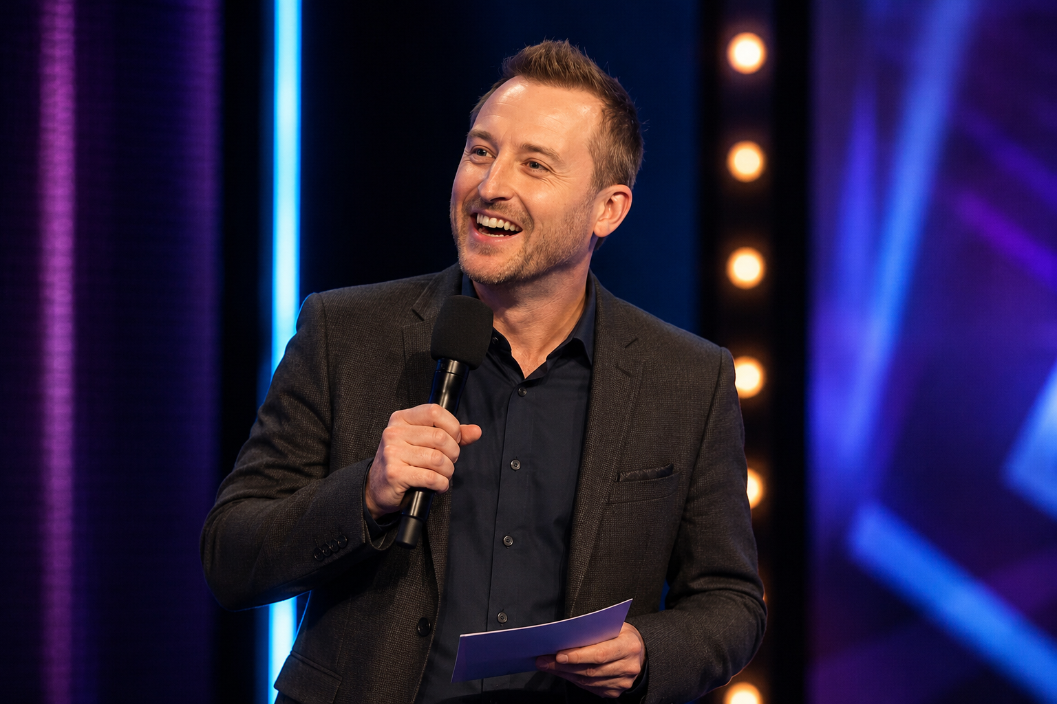 Stuart Mitchell comedian after dinner speaker radio host