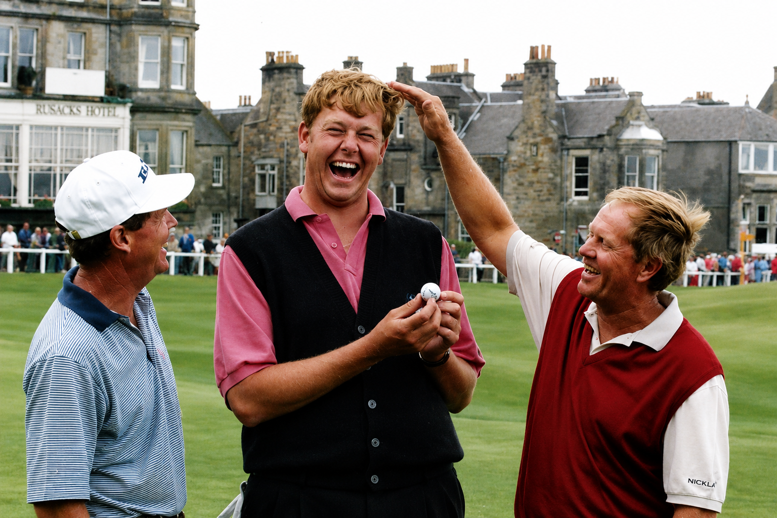 Gordon Sherry amateur golfer with Jack Nicklaus