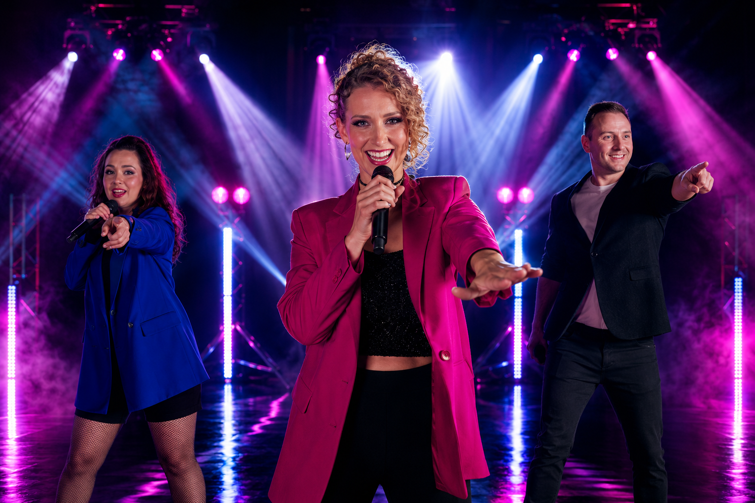 Electric 80's Show Scotland live singers