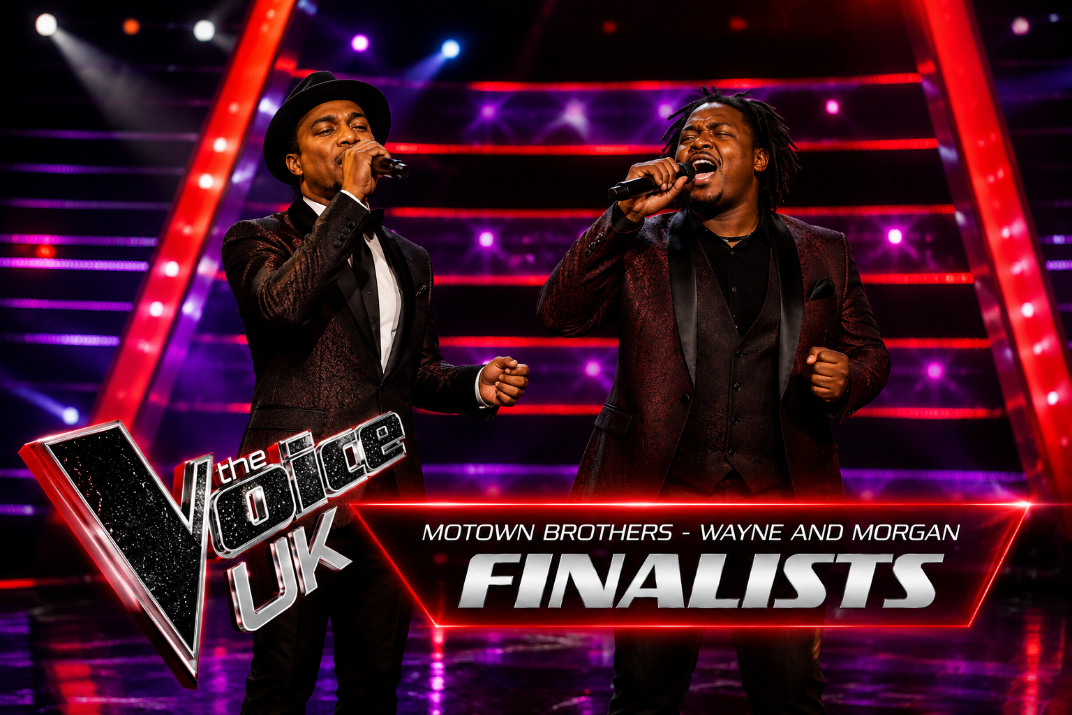 Motown Brothers Scotland The Voice Finalists performing live