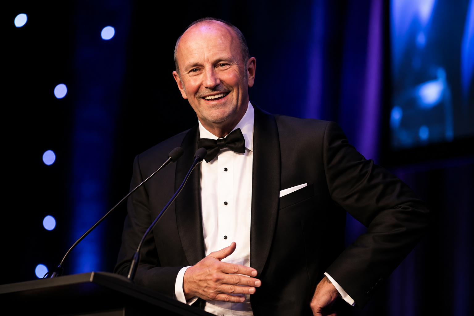 Fred MacAulay Scottish comedian and after dinner speaker at major award