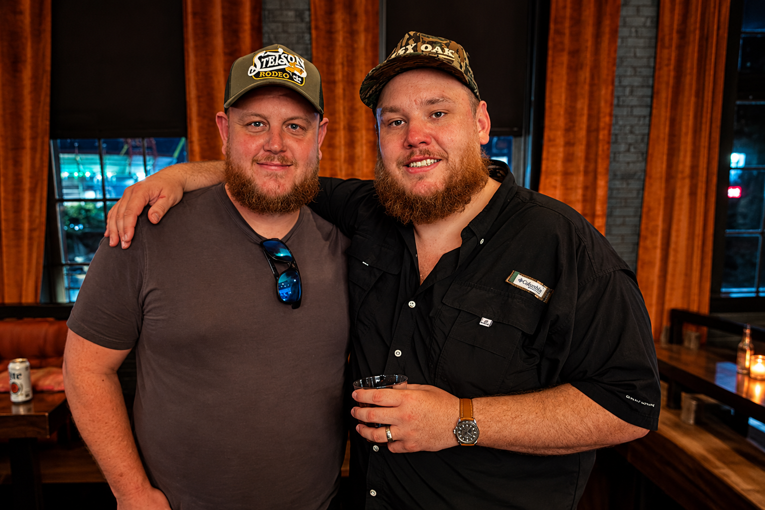 Luke Combs UK Tribute Band Show Liam Price with Luke Combs country star