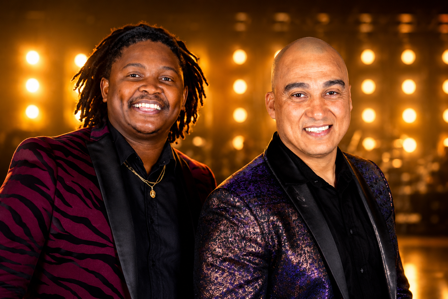 Motown Brothers Scotland The Voice Finalists on stage