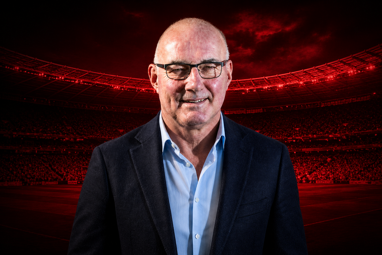 Willie Miller in stadium in front of crowd