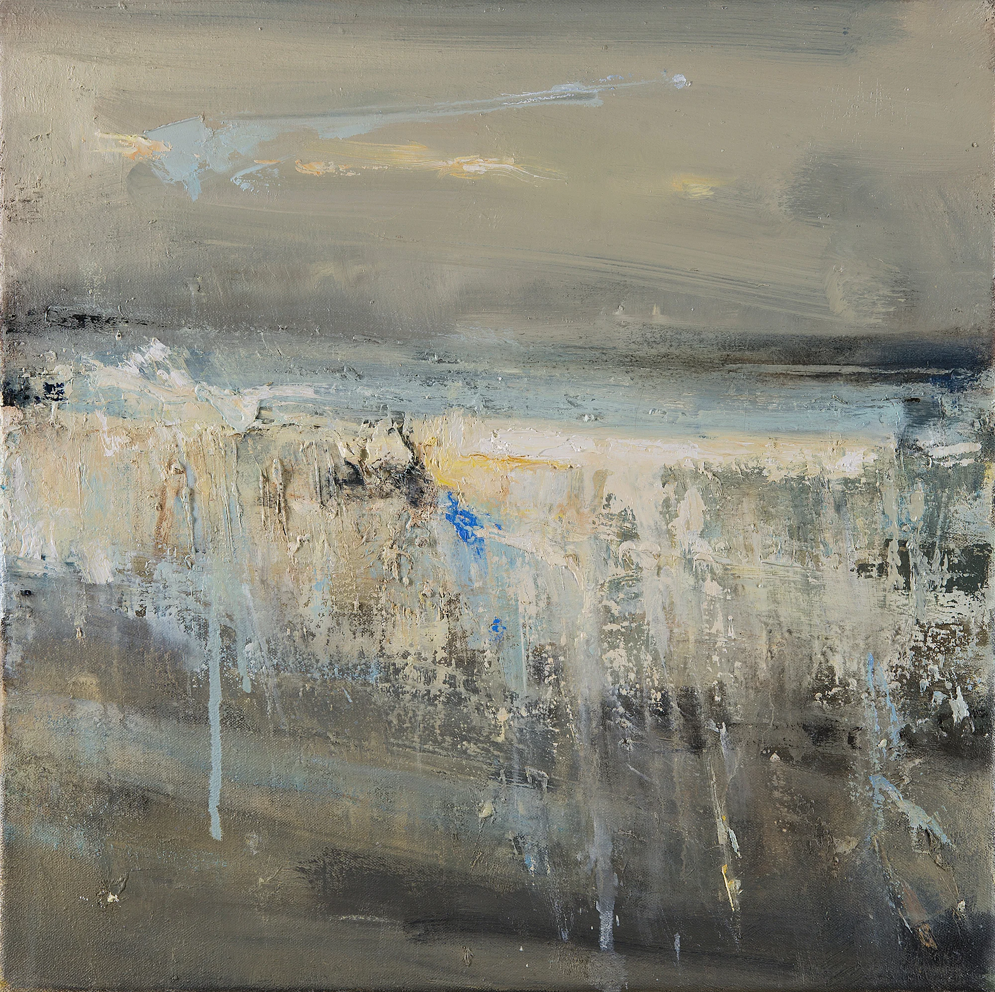 Last Light, Gwithian. Oil on canvas. 45 x 45cm Sold