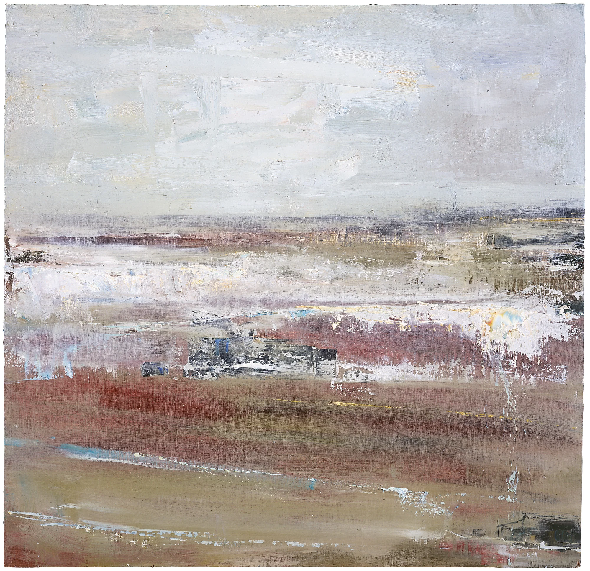 Pink Sands, Gwithian Beach. Oil on board. 61 x 61cm. Sold