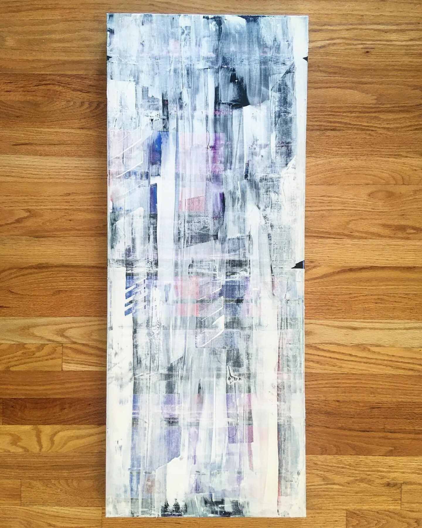 Borg: 16x40” Mixed Acrylic and Oil.