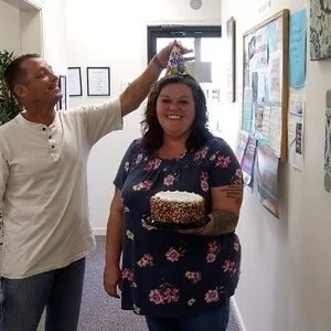 A working birthday for our Amazing Becca Collins, CSAC-R, NCCPSS. ❤ (8/29/19) @ ICGH Lincolnton NC