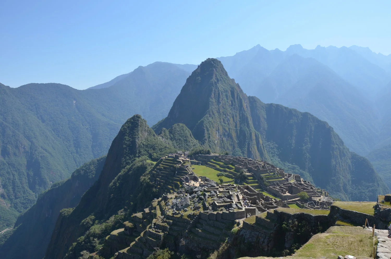 Machu Picchu and Huayna Picchu, Cusco Peru
