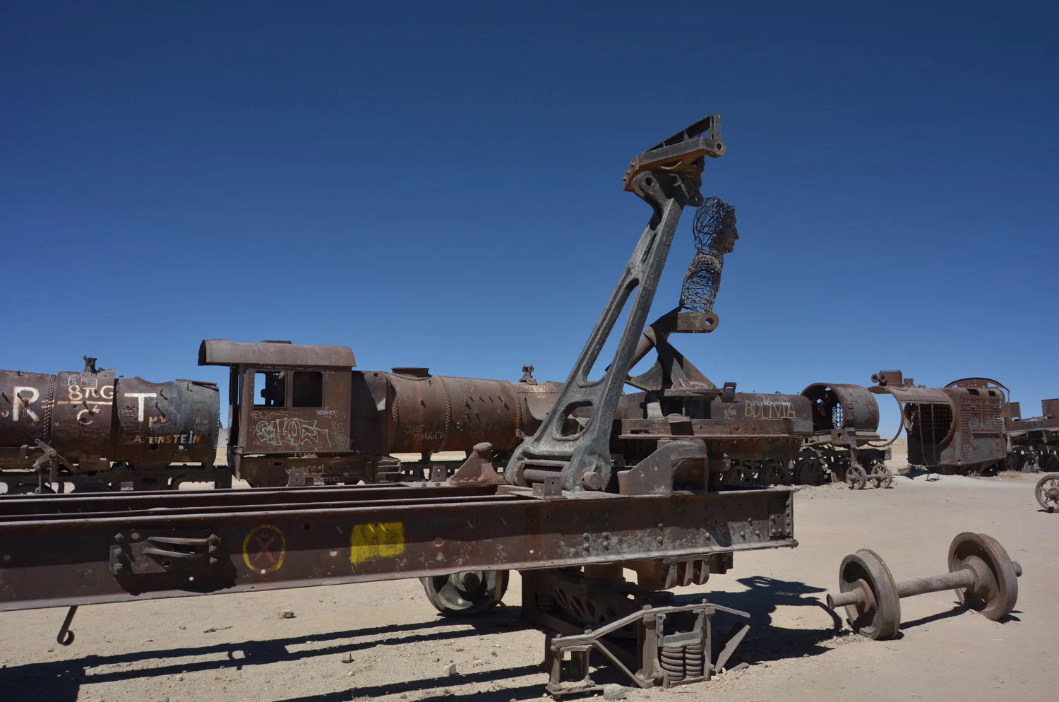 Train Cemetery, Uyuni Salt Flats Bolivia
