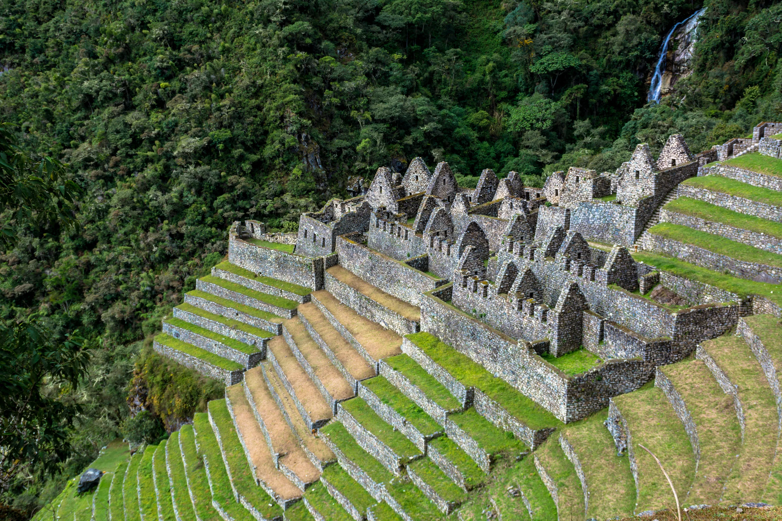 Winay Wayna Ruins, Inca village close to Machu Picchu, Peru