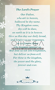 Prayer Card Back