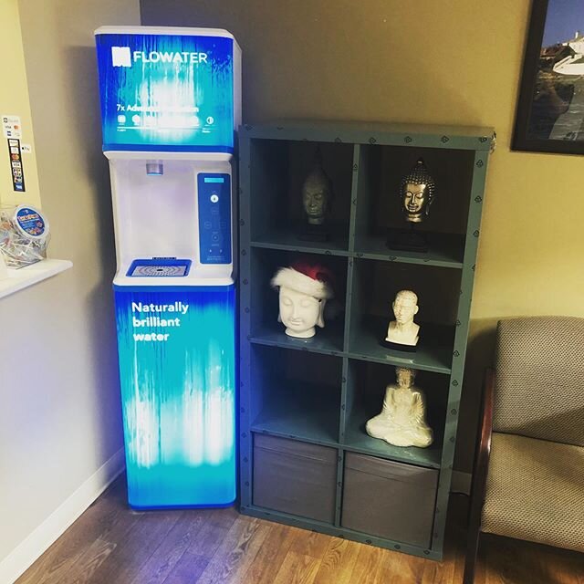 We now have 7x purified cold and hot water available on tap! In an effort to reduce single use plastic or paper cups, please remember to bring a water container of your choice to our clinic. We will at some point be selling branded water bottles at s