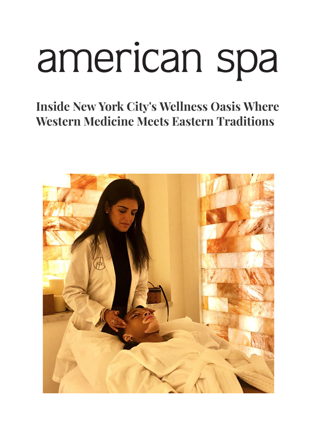 AMERICAN SPAFrom the outside, passers-by might see just another storefront, but to clients, behind the tiny door lives a world of wellness and an escape to the hustle and bustle of city living.