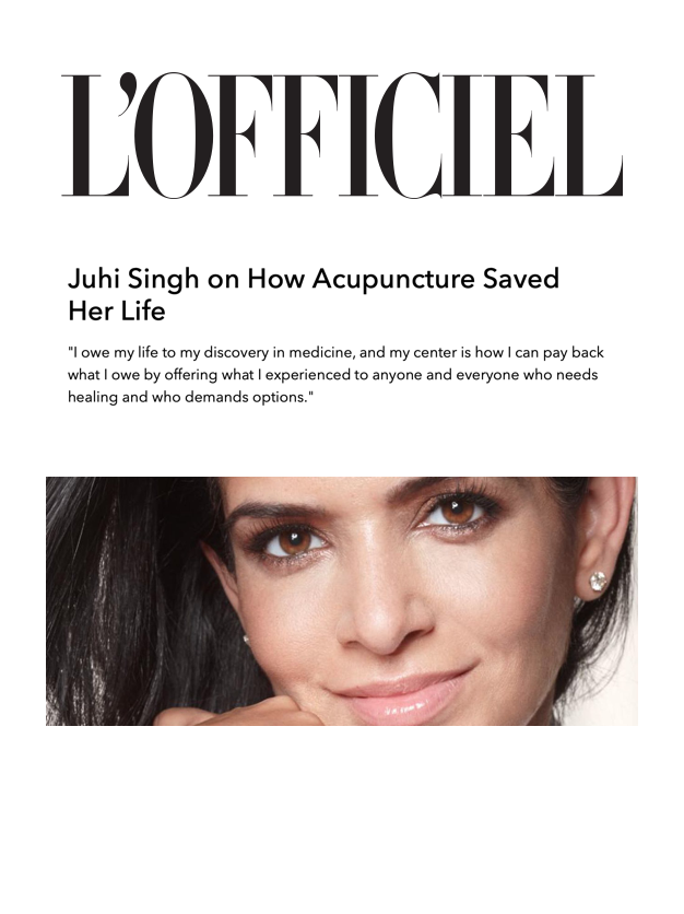 L’OFFICIELBut in Asia, practitioners of alternative medicine have been utilizing Eastern healing techniques for centuries upon centuries, prioritizing holistic and natural approaches before resorting to the use of chemicals.