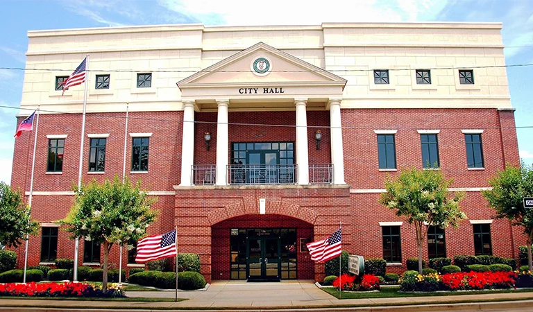 typical city hall building