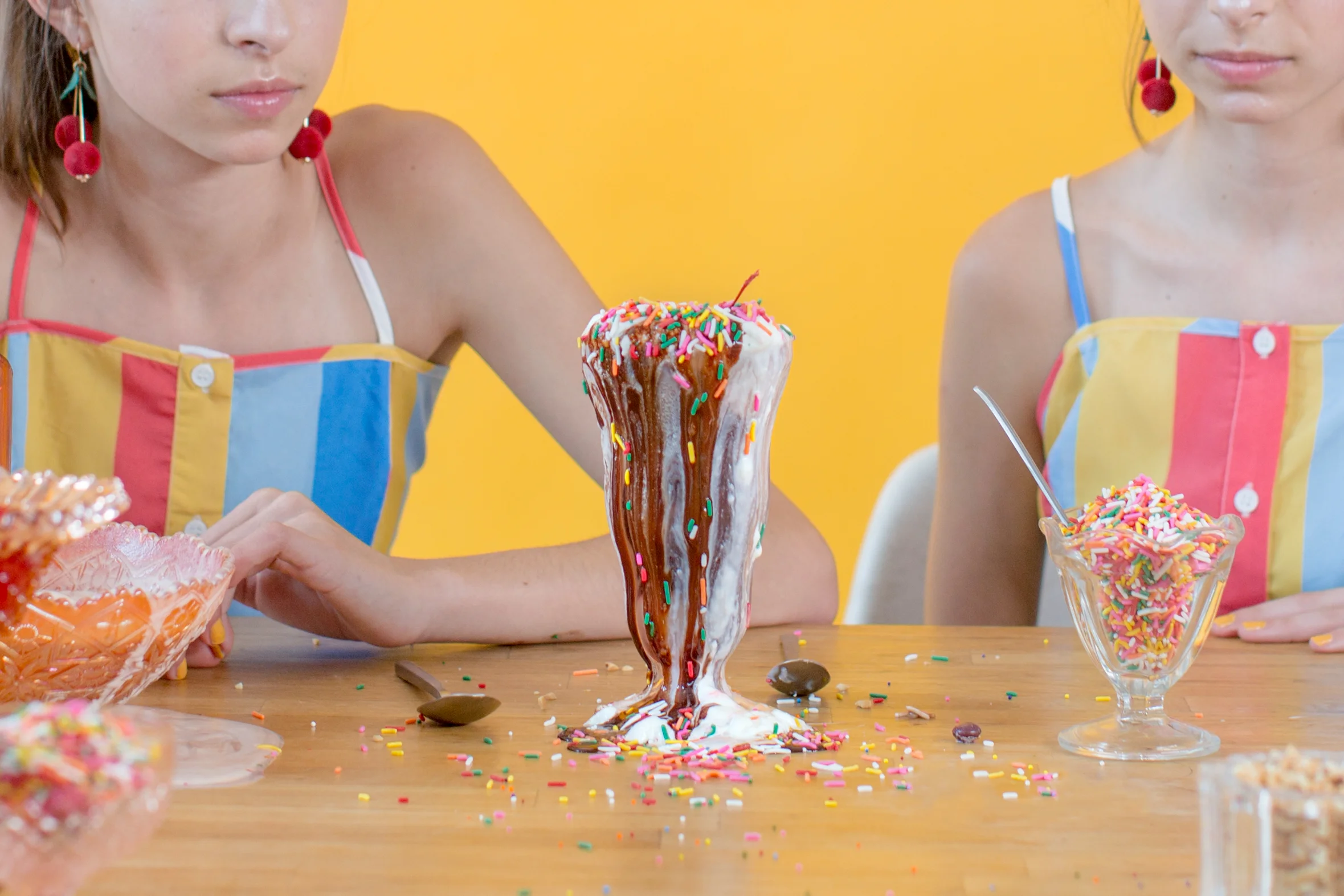 Yummy ice cream sundae!