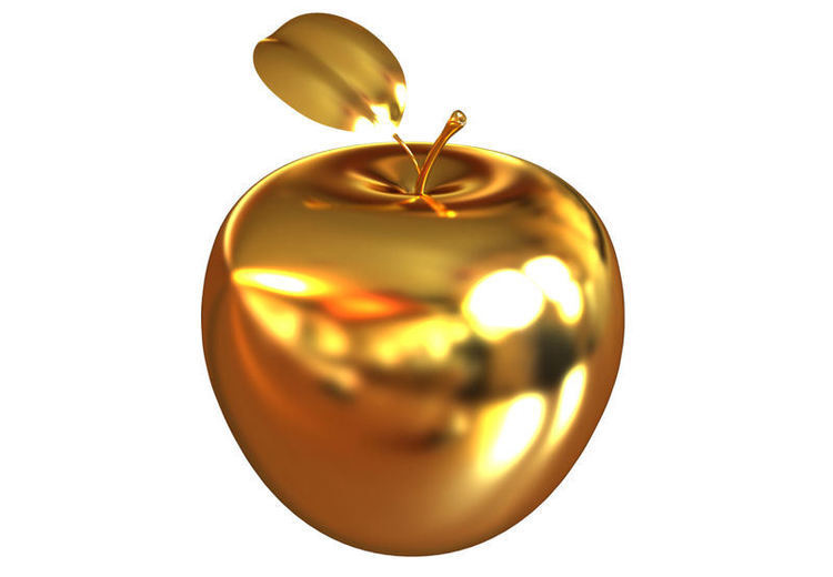 Golden apple - pretty, but not edible!