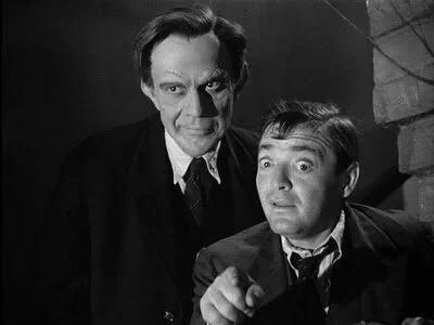The criminally insane brother and his sidekick.