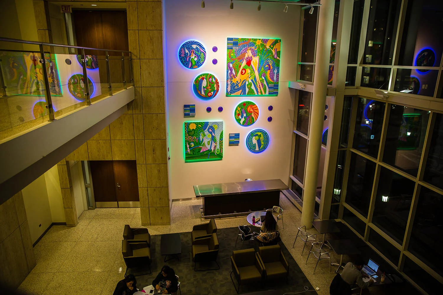 Life Evolves: Installation at Night 1