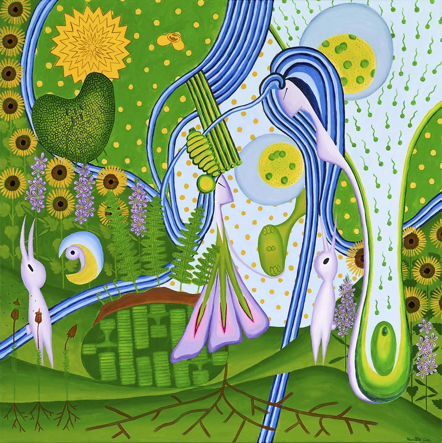 Plants and Sunflower Pollen