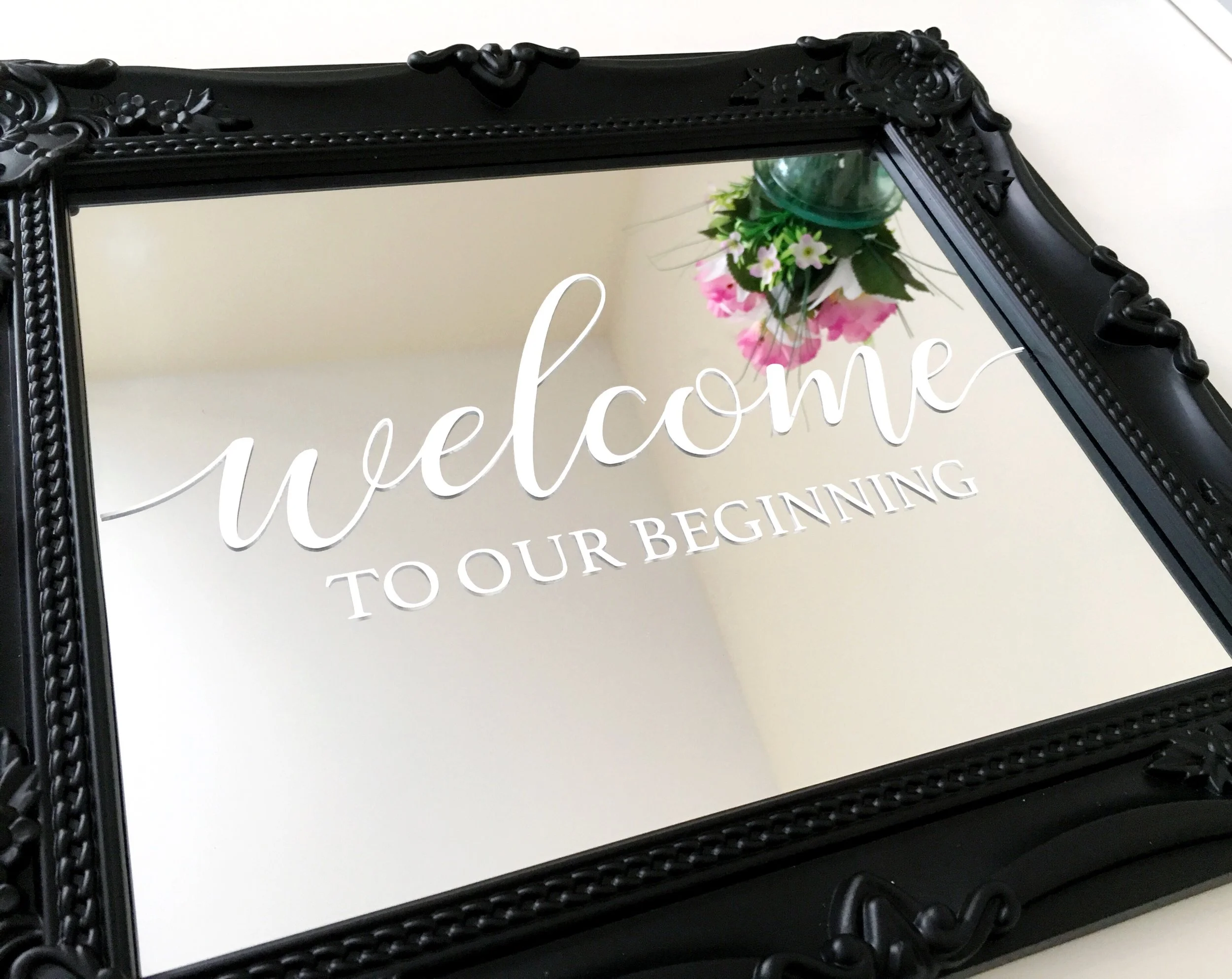 How To Apply A Vinyl Decal To A Mirror