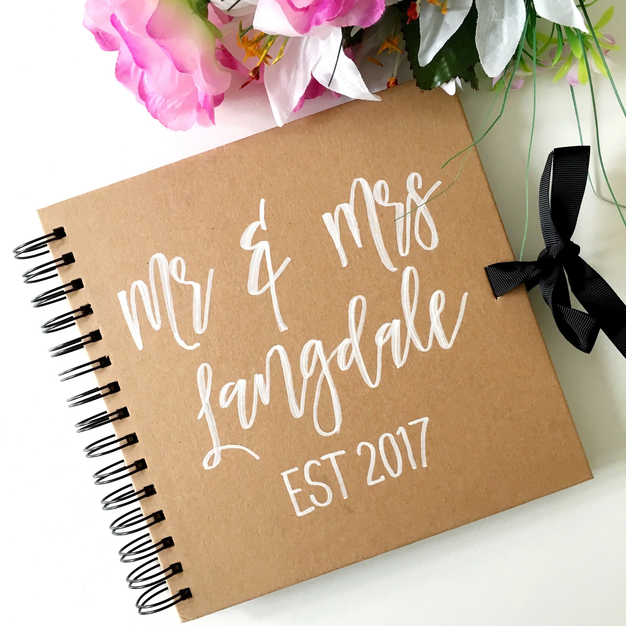 How to make your own Wedding Guest Book (no artistic skills required)
