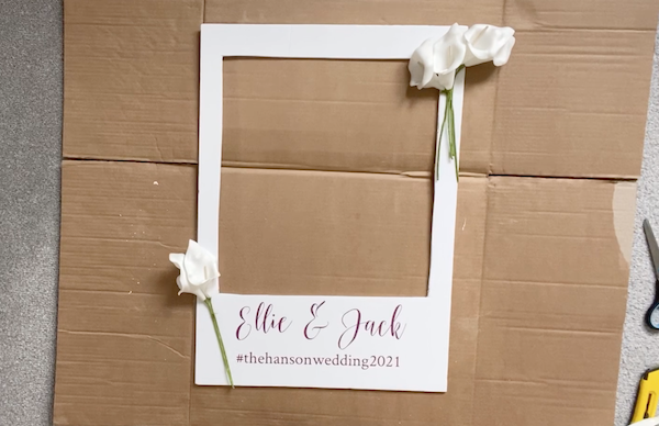 How to make a DIY Photo Booth Frame — The DIY Bride's Boutique