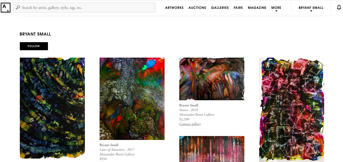 ARTSY.NET - Alessandro Berni Gallery Page